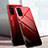 Carcasa Bumper Funda Silicona Espejo Gradiente Arco iris para Huawei Honor View 30 5G Rojo