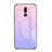 Carcasa Bumper Funda Silicona Espejo Gradiente Arco iris para Huawei Maimang 6 Morado