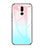 Carcasa Bumper Funda Silicona Espejo Gradiente Arco iris para Huawei Mate 10 Lite Azul Cielo