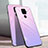 Carcasa Bumper Funda Silicona Espejo Gradiente Arco iris para Huawei Mate 30 Lite Rosa