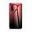 Carcasa Bumper Funda Silicona Espejo Gradiente Arco iris para Huawei Nova 6 5G Rojo