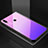 Carcasa Bumper Funda Silicona Espejo Gradiente Arco iris para Huawei P20 Lite Morado