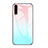 Carcasa Bumper Funda Silicona Espejo Gradiente Arco iris para Huawei P20 Pro Azul Cielo