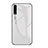 Carcasa Bumper Funda Silicona Espejo Gradiente Arco iris para Huawei P20 Pro Blanco