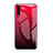 Carcasa Bumper Funda Silicona Espejo Gradiente Arco iris para Huawei P20 Pro Rojo
