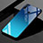 Carcasa Bumper Funda Silicona Espejo Gradiente Arco iris para Huawei P30 Lite Azul