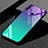 Carcasa Bumper Funda Silicona Espejo Gradiente Arco iris para Huawei P30 Lite Verde