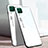 Carcasa Bumper Funda Silicona Espejo Gradiente Arco iris para Huawei P40 Lite Blanco