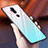 Carcasa Bumper Funda Silicona Espejo Gradiente Arco iris para Nokia 7.1 Plus Azul Cielo