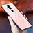 Carcasa Bumper Funda Silicona Espejo Gradiente Arco iris para Nokia 7.1 Plus Oro Rosa