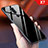 Carcasa Bumper Funda Silicona Espejo Gradiente Arco iris para Nokia X7 Negro