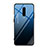 Carcasa Bumper Funda Silicona Espejo Gradiente Arco iris para OnePlus 7 Pro Azul