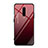 Carcasa Bumper Funda Silicona Espejo Gradiente Arco iris para OnePlus 7 Pro Rojo