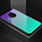 Carcasa Bumper Funda Silicona Espejo Gradiente Arco iris para OnePlus 7T Verde