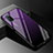 Carcasa Bumper Funda Silicona Espejo Gradiente Arco iris para Oppo A92 Morado