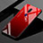 Carcasa Bumper Funda Silicona Espejo Gradiente Arco iris para Oppo A9X Rojo