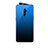 Carcasa Bumper Funda Silicona Espejo Gradiente Arco iris para Oppo Reno 10X Zoom Azul