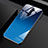 Carcasa Bumper Funda Silicona Espejo Gradiente Arco iris para Oppo Reno2 Azul