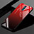 Carcasa Bumper Funda Silicona Espejo Gradiente Arco iris para Realme X Rojo