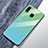 Carcasa Bumper Funda Silicona Espejo Gradiente Arco iris para Samsung Galaxy A40 Cian