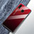 Carcasa Bumper Funda Silicona Espejo Gradiente Arco iris para Samsung Galaxy A40 Rojo