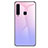 Carcasa Bumper Funda Silicona Espejo Gradiente Arco iris para Samsung Galaxy A9s Morado