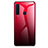 Carcasa Bumper Funda Silicona Espejo Gradiente Arco iris para Samsung Galaxy A9s Rojo