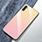 Carcasa Bumper Funda Silicona Espejo Gradiente Arco iris para Samsung Galaxy Note 10 5G Rosa