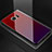 Carcasa Bumper Funda Silicona Espejo Gradiente Arco iris para Samsung Galaxy S7 Edge G935F Rojo y Negro