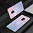 Carcasa Bumper Funda Silicona Espejo Gradiente Arco iris para Samsung Galaxy S9 Rosa