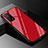 Carcasa Bumper Funda Silicona Espejo Gradiente Arco iris para Xiaomi Mi 10T 5G Rojo