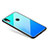 Carcasa Bumper Funda Silicona Espejo Gradiente Arco iris para Xiaomi Mi 8 Azul