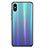 Carcasa Bumper Funda Silicona Espejo Gradiente Arco iris para Xiaomi Mi 8 Explorer Azul