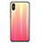 Carcasa Bumper Funda Silicona Espejo Gradiente Arco iris para Xiaomi Mi 8 Explorer Rojo