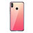 Carcasa Bumper Funda Silicona Espejo Gradiente Arco iris para Xiaomi Mi 8 SE Rosa Roja
