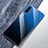 Carcasa Bumper Funda Silicona Espejo Gradiente Arco iris para Xiaomi Mi A3 Azul