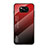 Carcasa Bumper Funda Silicona Espejo Gradiente Arco iris para Xiaomi Poco X3 NFC Rojo