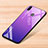 Carcasa Bumper Funda Silicona Espejo Gradiente Arco iris para Xiaomi Redmi Note 7 Pro Morado