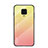 Carcasa Bumper Funda Silicona Espejo Gradiente Arco iris para Xiaomi Redmi Note 9 Pro Amarillo