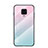 Carcasa Bumper Funda Silicona Espejo Gradiente Arco iris para Xiaomi Redmi Note 9 Pro Max Cian