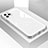 Carcasa Bumper Funda Silicona Espejo M01 para Apple iPhone 11 Pro Max Blanco