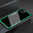 Carcasa Bumper Funda Silicona Espejo M01 para Apple iPhone 13 Mini Verde
