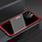 Carcasa Bumper Funda Silicona Espejo M01 para Apple iPhone 13 Pro Rojo