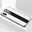 Carcasa Bumper Funda Silicona Espejo M01 para Apple iPhone Xs Blanco