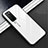 Carcasa Bumper Funda Silicona Espejo M01 para Huawei Honor Play4 5G Blanco