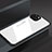 Carcasa Bumper Funda Silicona Espejo M02 para Apple iPhone 13 Mini Blanco