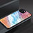 Carcasa Bumper Funda Silicona Espejo M02 para Apple iPhone 13 Mini Multicolor