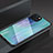 Carcasa Bumper Funda Silicona Espejo M02 para Apple iPhone 14 Plus Azul Cielo