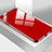 Carcasa Bumper Funda Silicona Espejo M02 para Apple iPhone 6 Plus Rojo