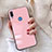 Carcasa Bumper Funda Silicona Espejo M02 para Huawei P20 Lite Rosa